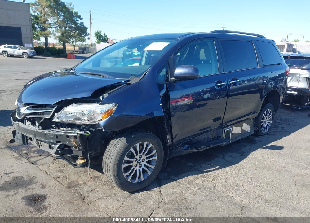 2019 TOYOTA SIENNA XLE 8 PASSENGER VIN: 5TDYZ3DC8KS001508