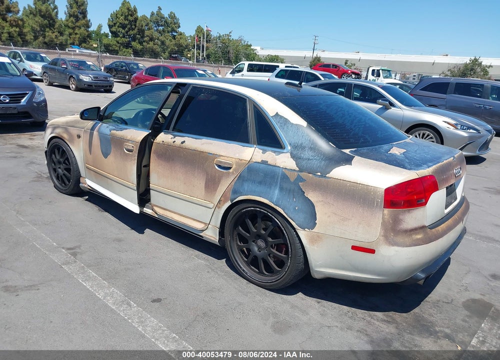 2006 AUDI A4 2.0T QUATTRO VIN: WAUDF78E56A121177