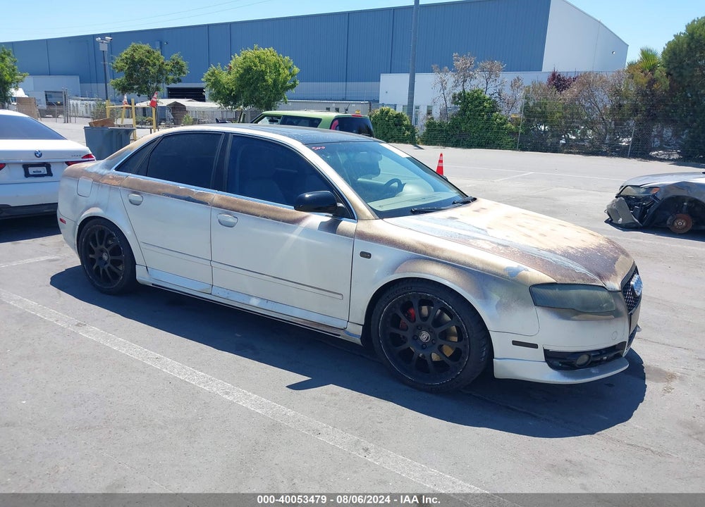 2006 AUDI A4 2.0T QUATTRO VIN: WAUDF78E56A121177