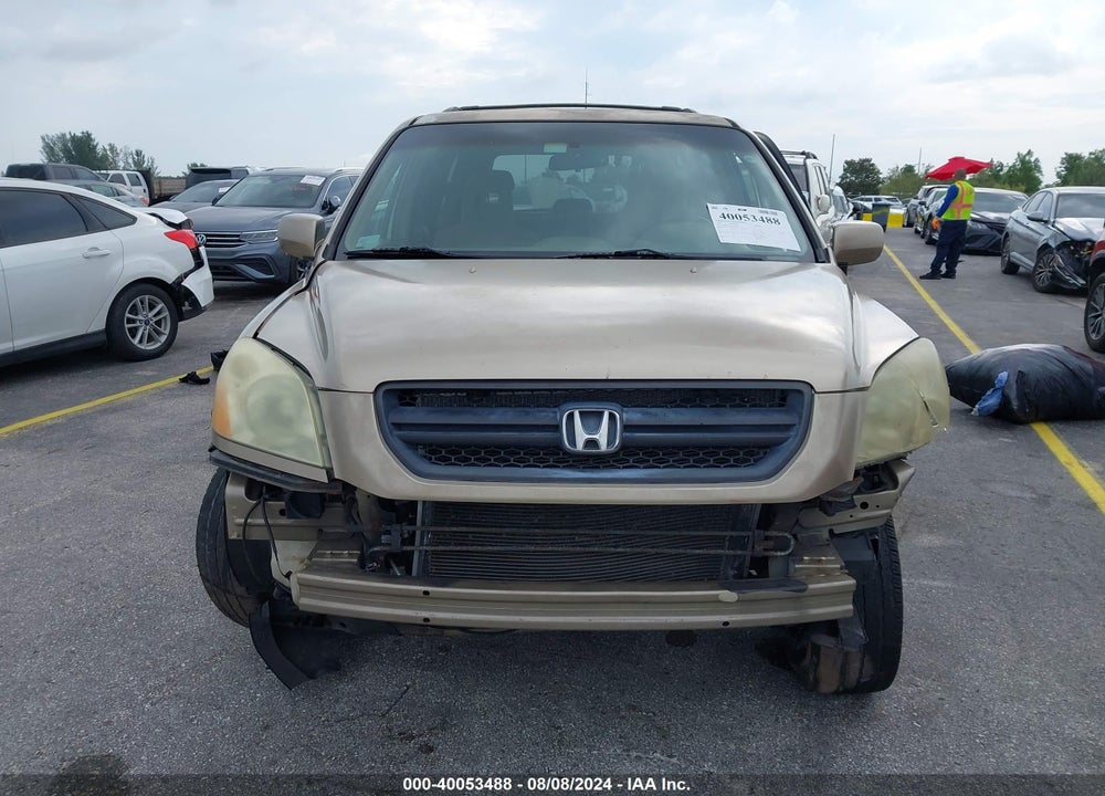 2005 HONDA PILOT EX VIN: 2HKYF18435H503790