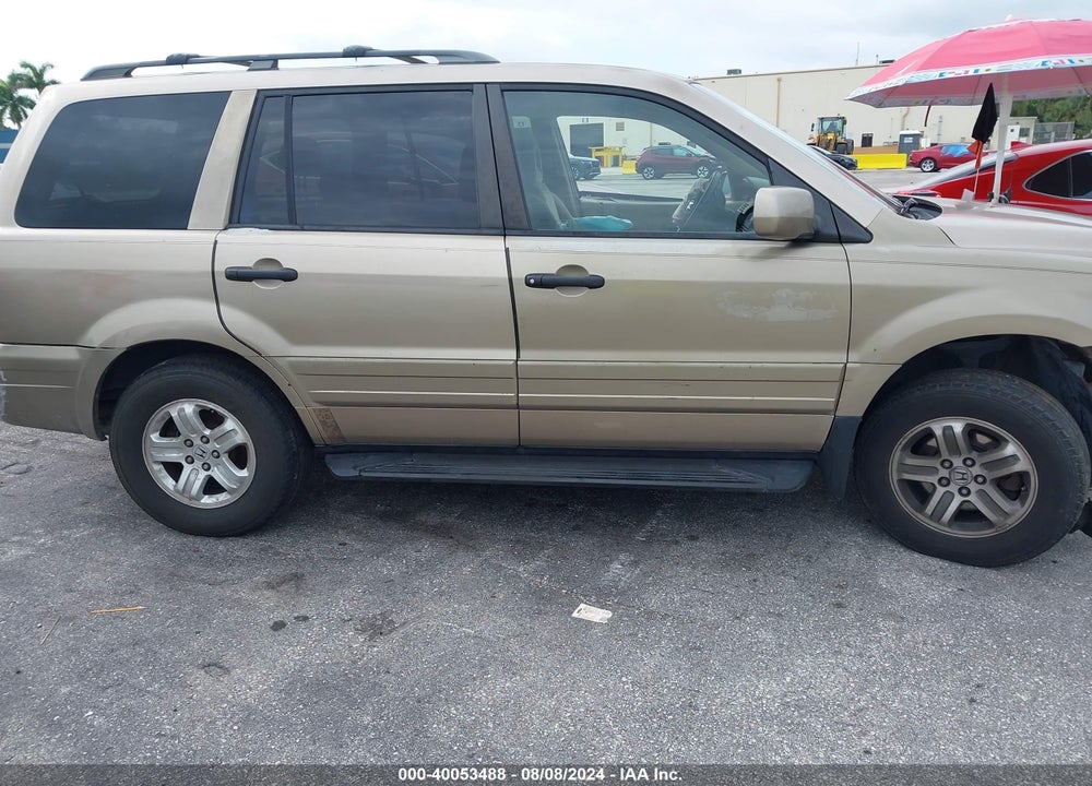 2005 HONDA PILOT EX VIN: 2HKYF18435H503790