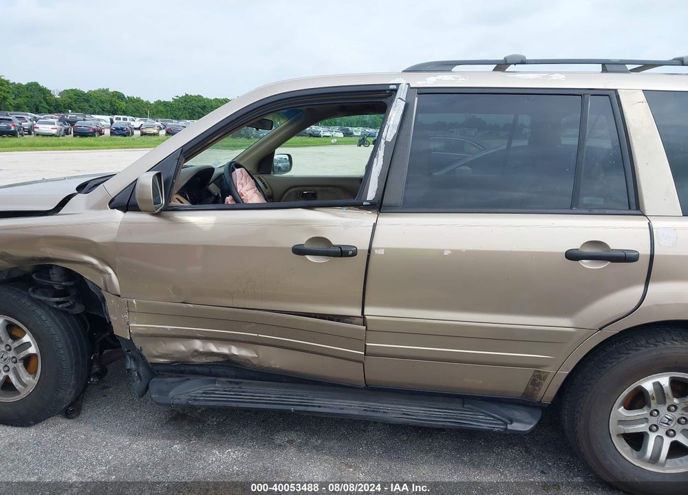 2005 HONDA PILOT EX VIN: 2HKYF18435H503790