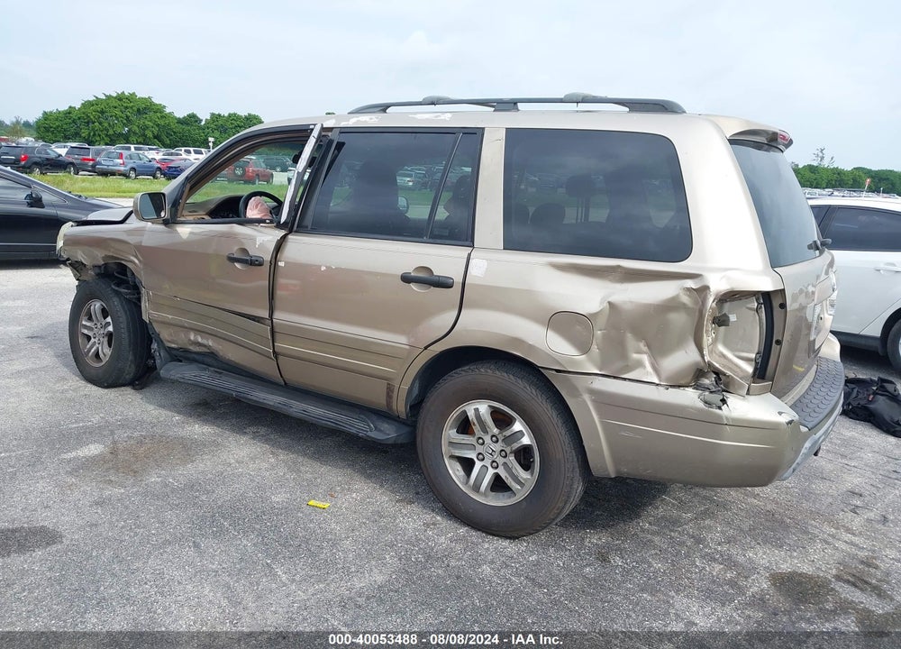 2005 HONDA PILOT EX VIN: 2HKYF18435H503790