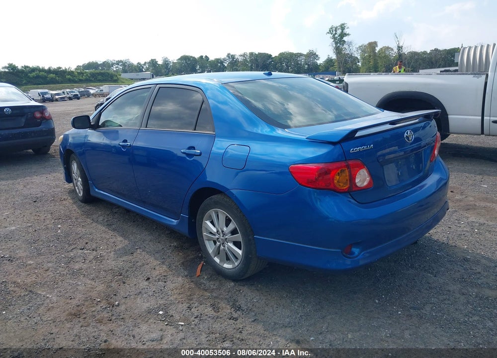 2009 TOYOTA COROLLA S VIN: 2T1BU40E99C112119