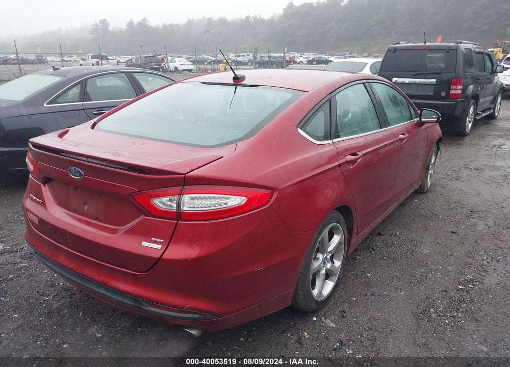 2013 FORD FUSION SE VIN: 3FA6P0HR5DR166499