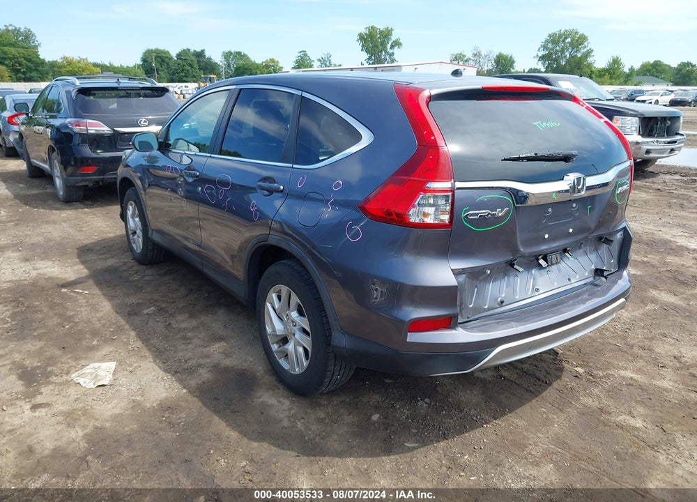 2016 HONDA CR-V EX VIN: 5J6RM4H57GL141217