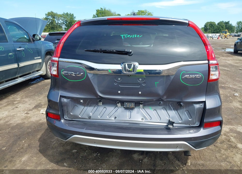 2016 HONDA CR-V EX VIN: 5J6RM4H57GL141217