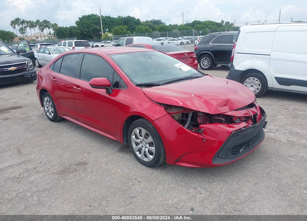 2020 TOYOTA COROLLA LE VIN: JTDEPRAE8LJ026263