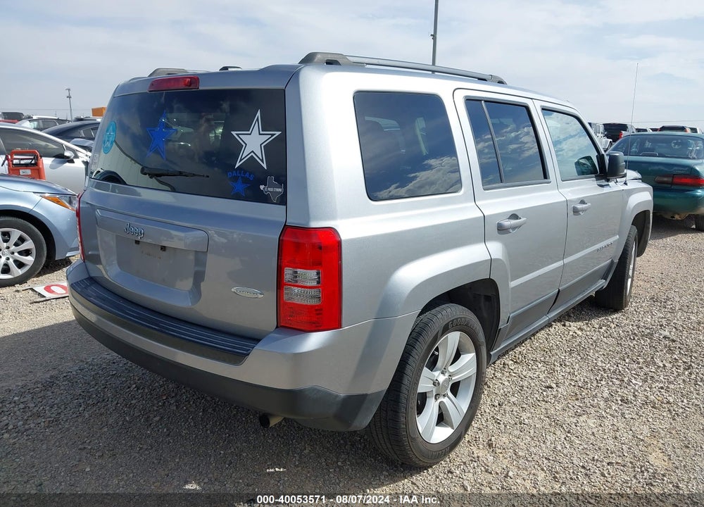 2017 JEEP PATRIOT LATITUDE VIN: 1C4NJPFB4HD184657