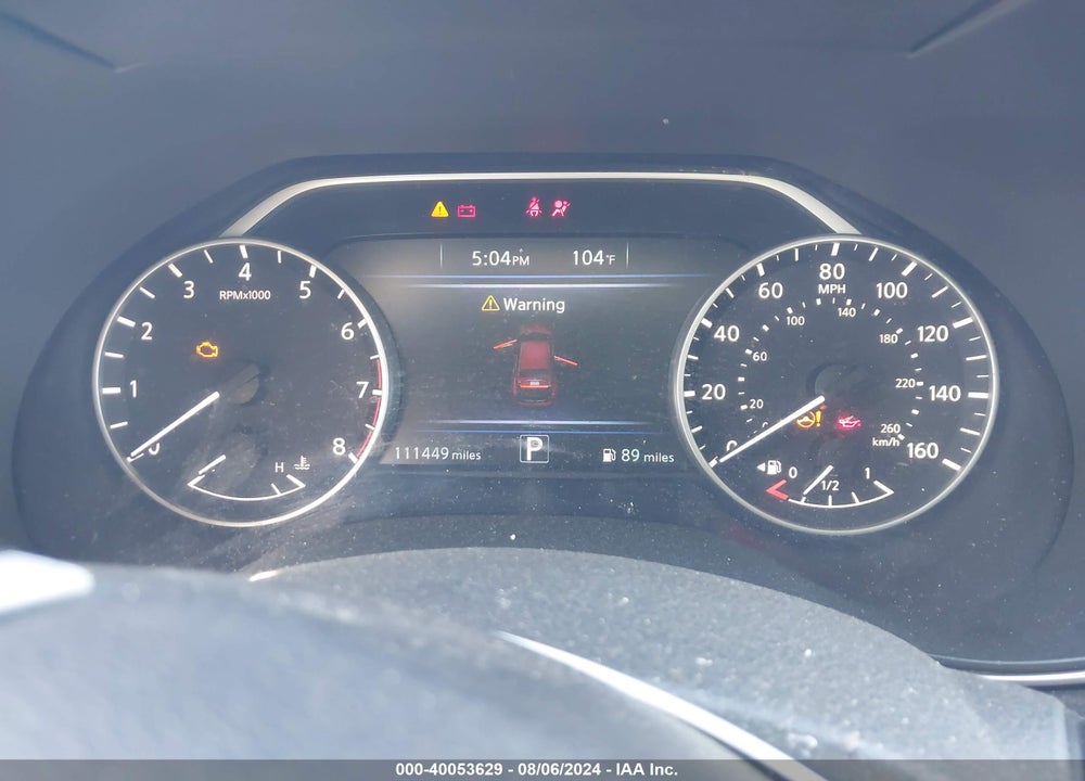 2017 NISSAN MAXIMA 3.5 SV VIN: 1N4AA6AP6HC443740