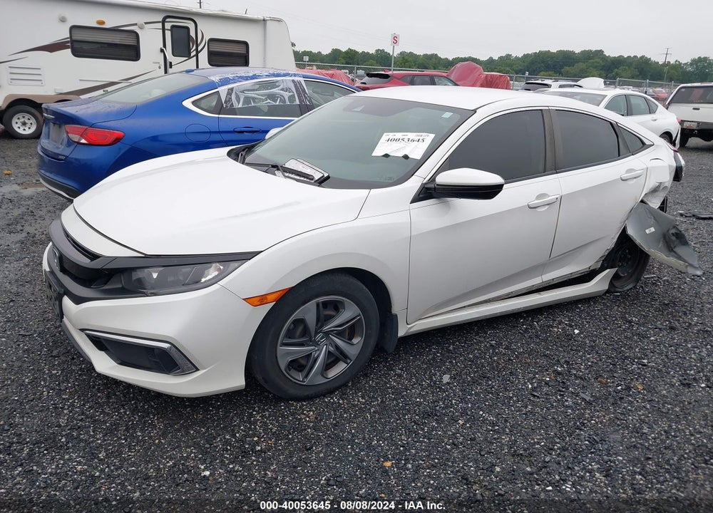 2019 HONDA CIVIC LX VIN: 2HGFC2F65KH580127