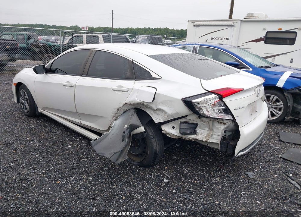 2019 HONDA CIVIC LX VIN: 2HGFC2F65KH580127