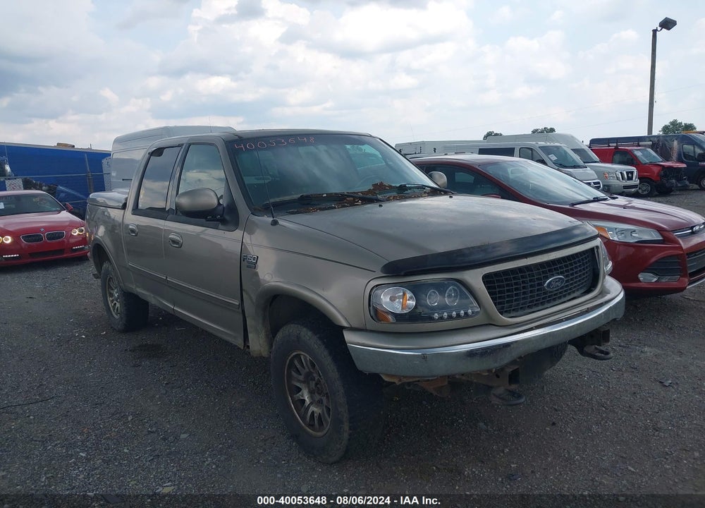 2001 FORD F150 SUPERCREW VIN: 1FTRW08LX1KB37456