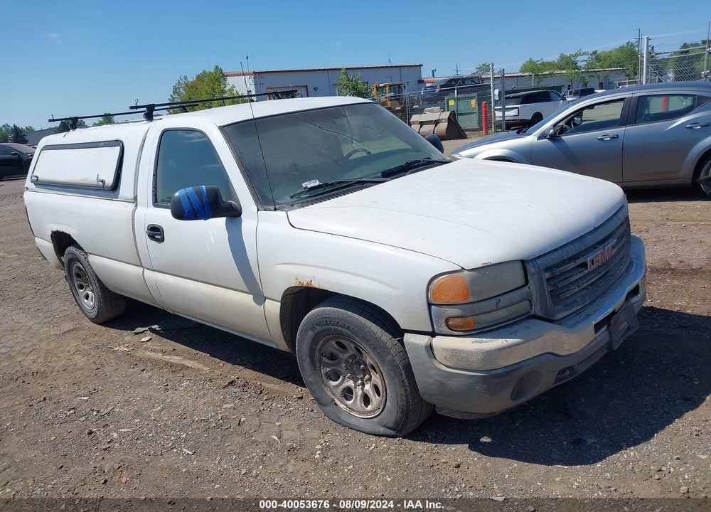 2007 GMC SIERRA 1500 CLASSIC WORK TRUCK VIN: 1GTEC14X97Z190316