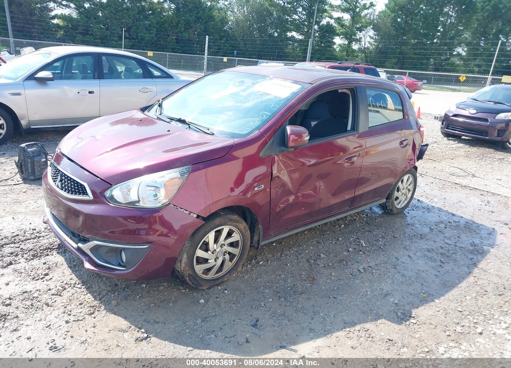 2017 MITSUBISHI MIRAGE SE VIN: ML32A4HJ9HH009600