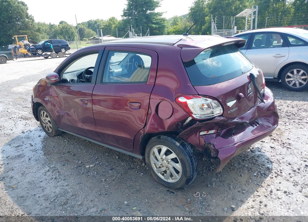 2017 MITSUBISHI MIRAGE SE VIN: ML32A4HJ9HH009600