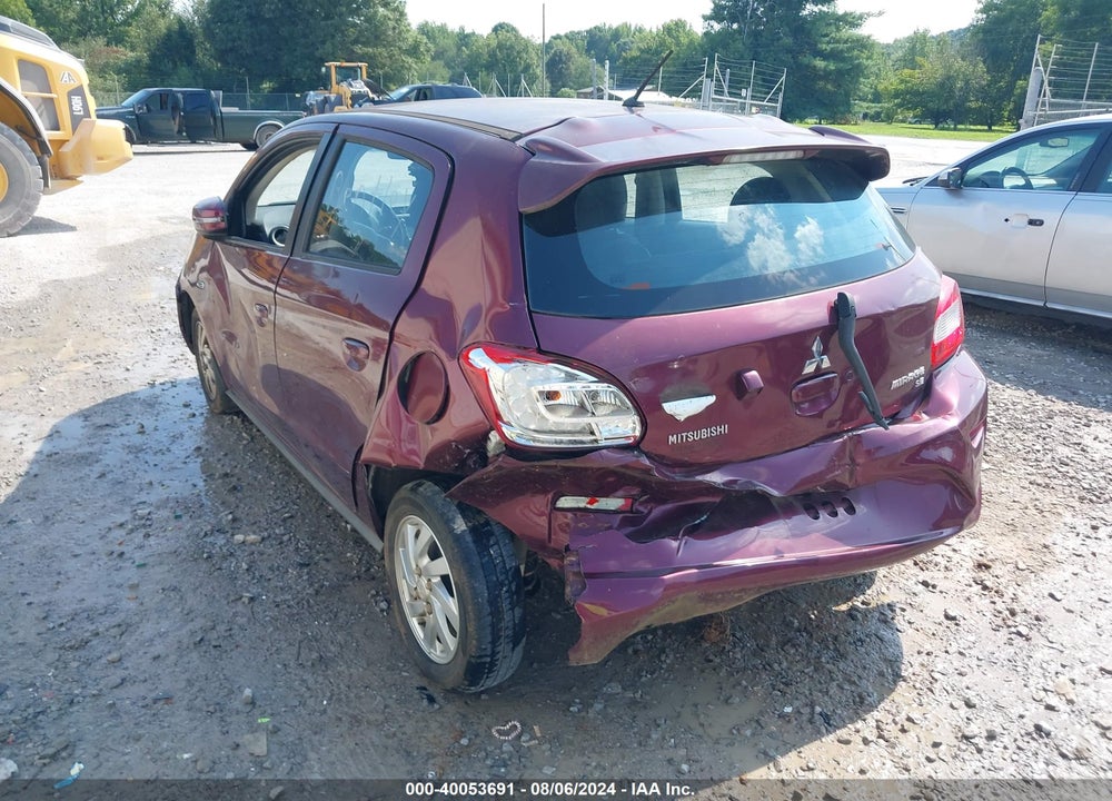 2017 MITSUBISHI MIRAGE SE VIN: ML32A4HJ9HH009600