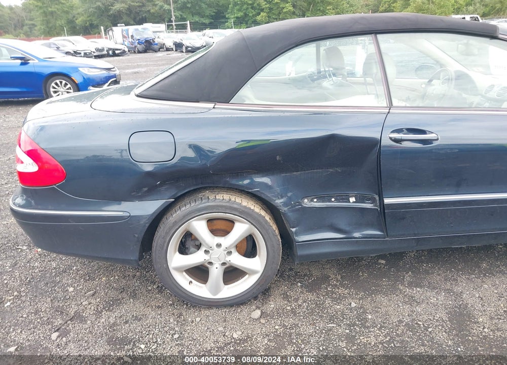 2005 MERCEDES-BENZ CLK 320 VIN: WDBTK65J25F146446