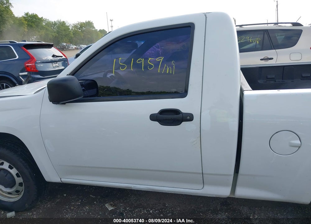 2010 CHEVROLET COLORADO WORK TRUCK VIN: 1GCCSBD92A8106755