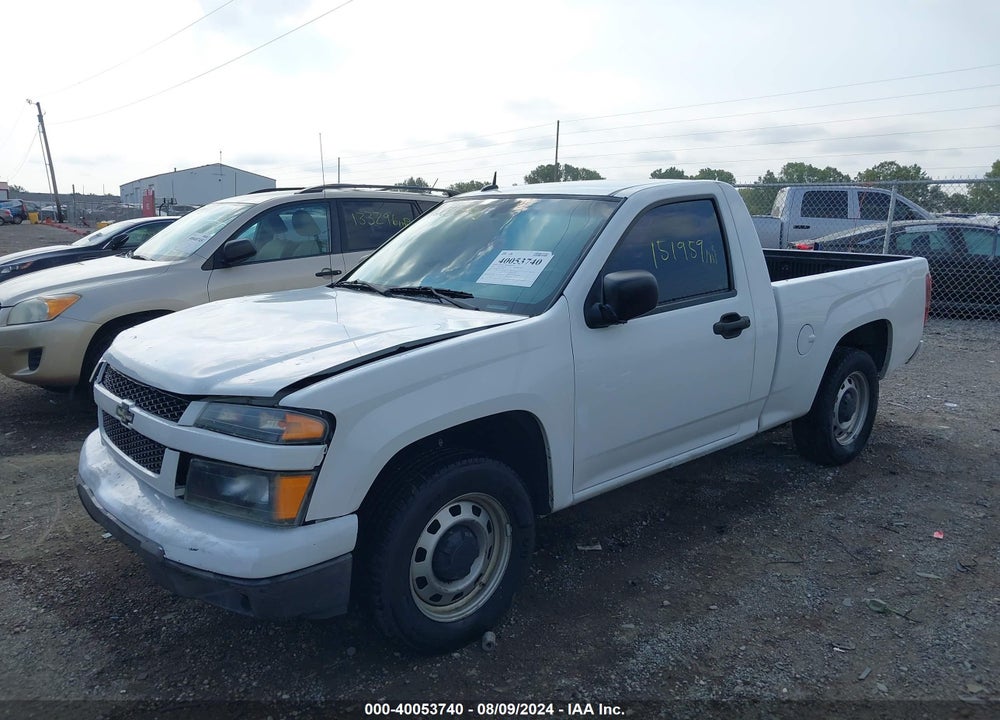 2010 CHEVROLET COLORADO WORK TRUCK VIN: 1GCCSBD92A8106755