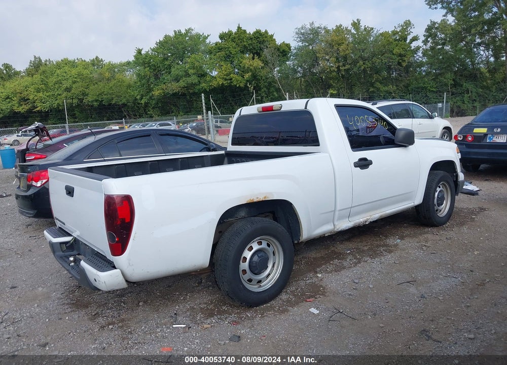 2010 CHEVROLET COLORADO WORK TRUCK VIN: 1GCCSBD92A8106755
