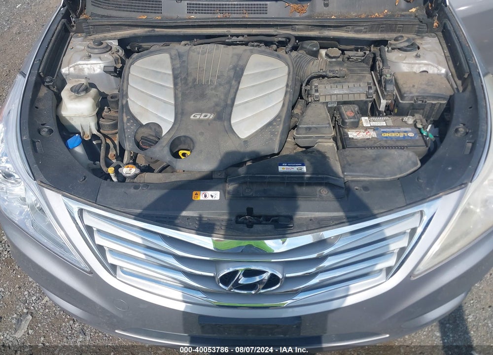 2013 HYUNDAI AZERA VIN: KMHFH4JG6DA300322