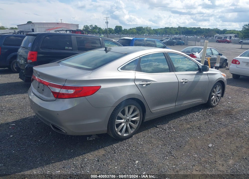2013 HYUNDAI AZERA VIN: KMHFH4JG6DA300322