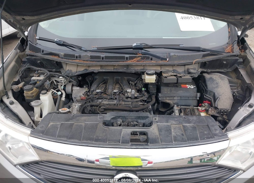 2012 NISSAN QUEST SV VIN: JN8AE2KP4C9047452