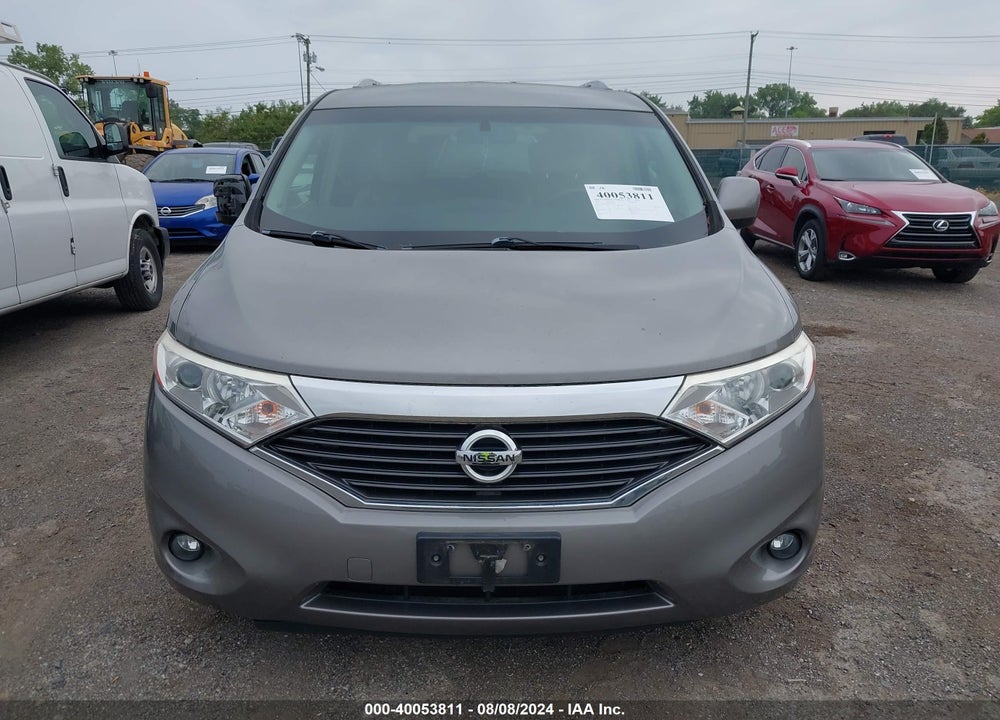 2012 NISSAN QUEST SV VIN: JN8AE2KP4C9047452
