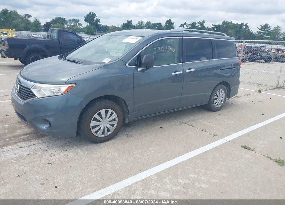 2012 NISSAN QUEST S/SV/SL/LE VIN: JN8AE2KP2C9041553