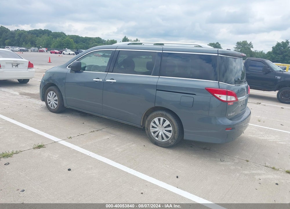 2012 NISSAN QUEST S/SV/SL/LE VIN: JN8AE2KP2C9041553