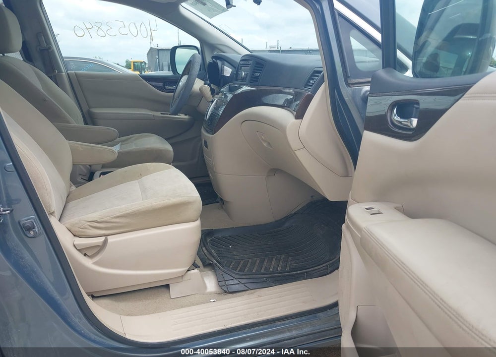 2012 NISSAN QUEST S/SV/SL/LE VIN: JN8AE2KP2C9041553