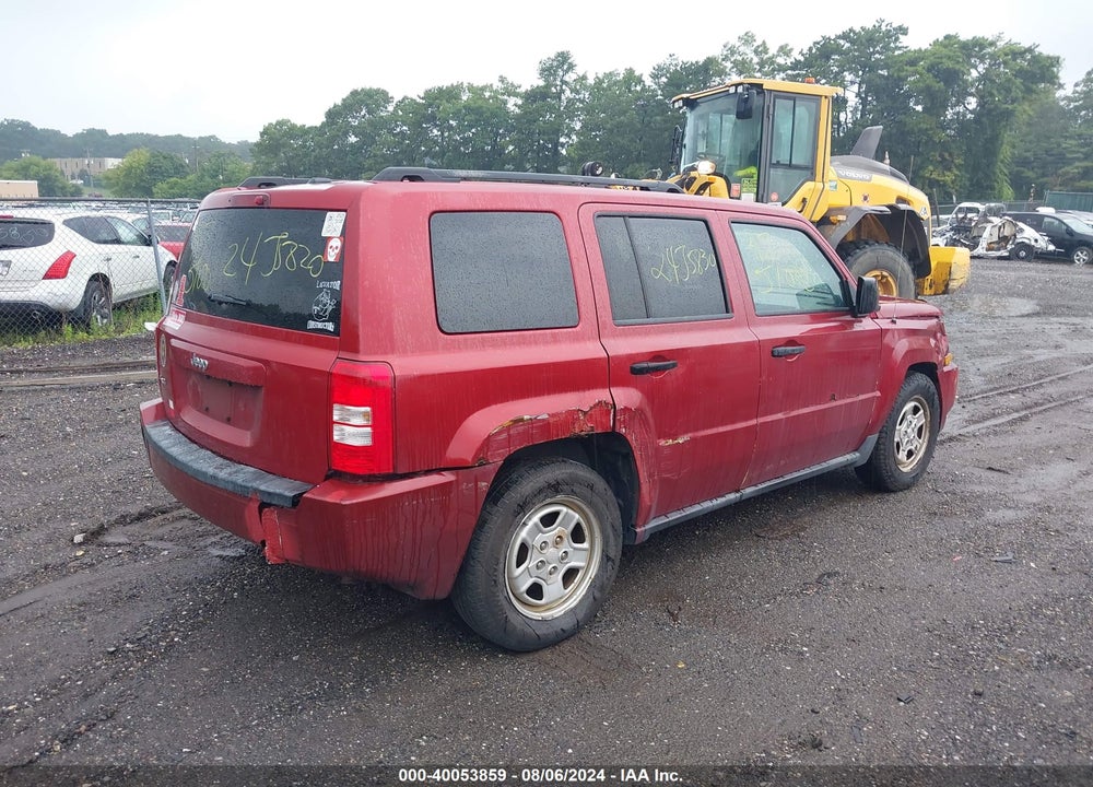 2007 JEEP PATRIOT SPORT VIN: 1J8FF28W67D396931