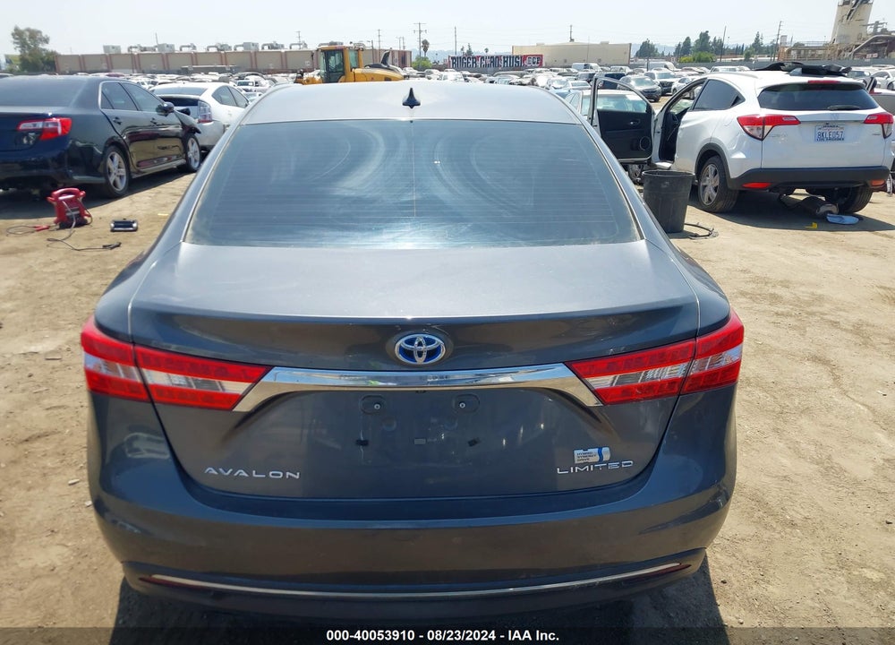 2013 TOYOTA AVALON HYBRID LIMITED VIN: 4T1BD1EB0DU017291