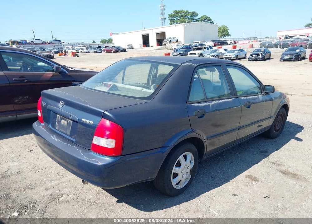 1999 MAZDA PROTEGE VIN: JM1BJ2222X0117850