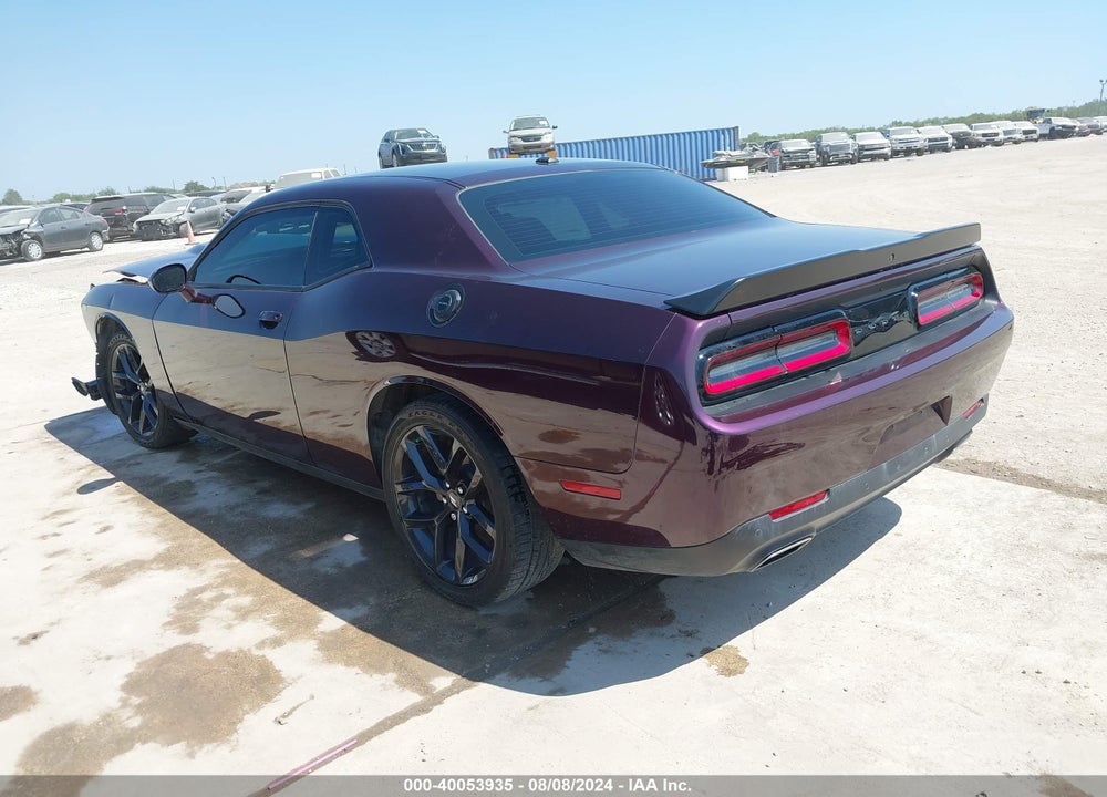 2022 DODGE CHALLENGER GT VIN: 2C3CDZJG5NH160206