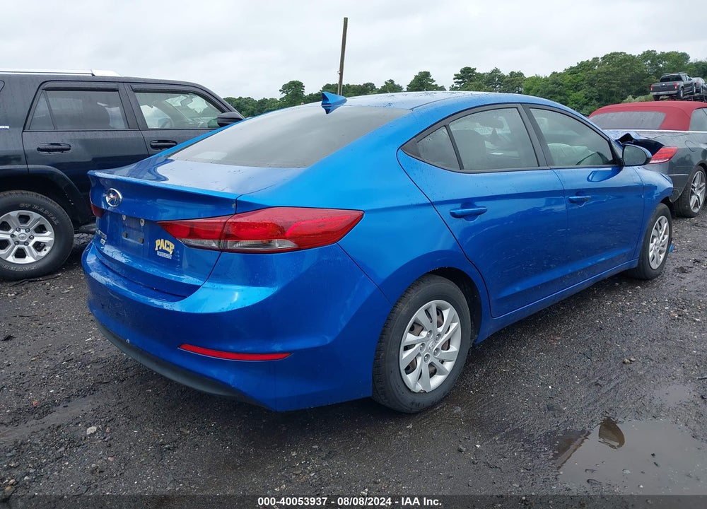 2017 HYUNDAI ELANTRA SE VIN: 5NPD74LF7HH183836