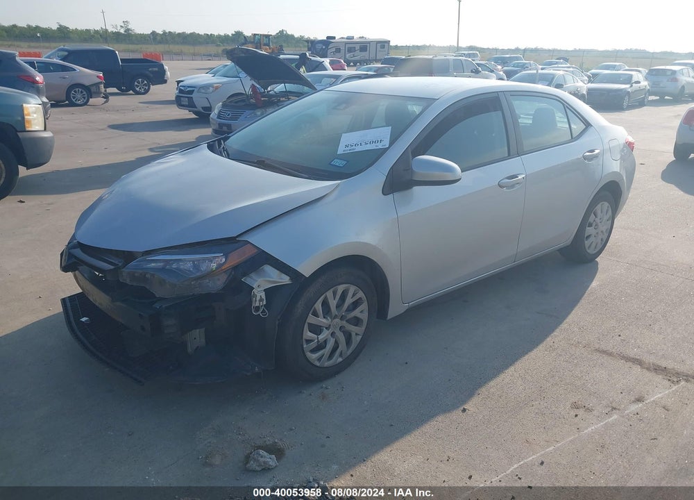 2017 TOYOTA COROLLA LE VIN: 5YFBURHE8HP582500