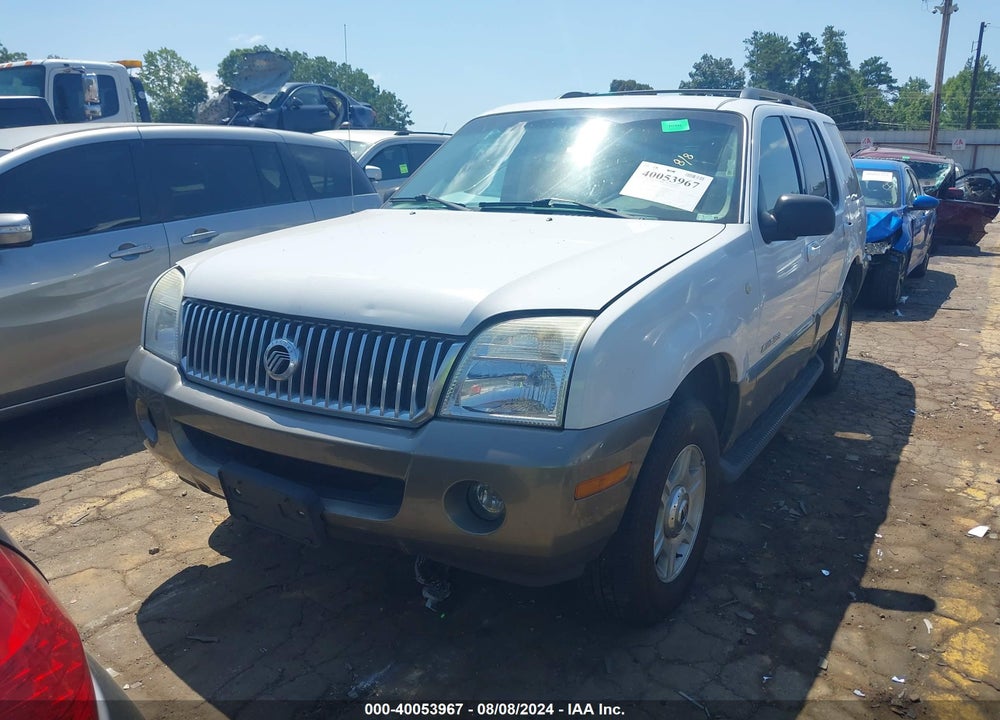 2002 MERCURY MOUNTAINEER VIN: 4M2ZU66E52UJ25616