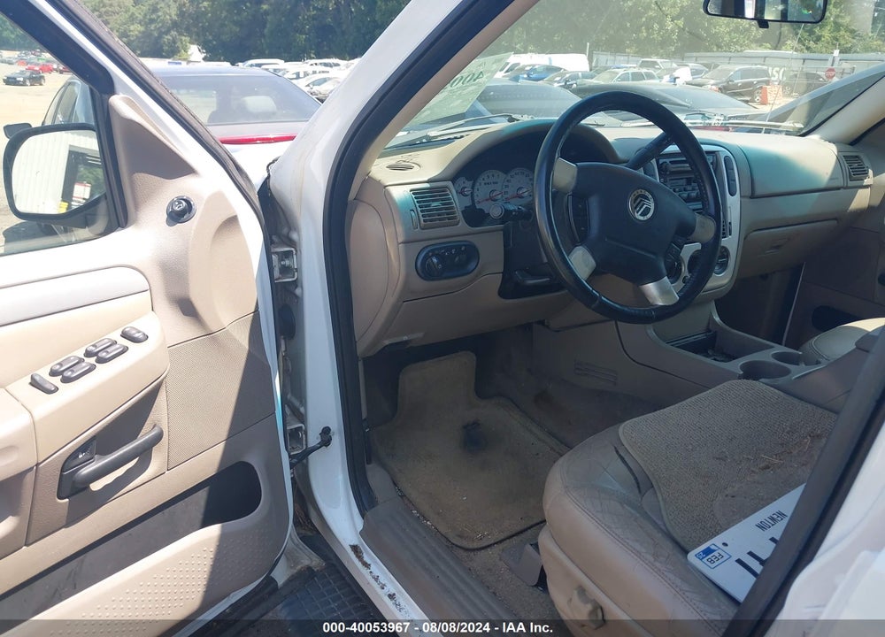 2002 MERCURY MOUNTAINEER VIN: 4M2ZU66E52UJ25616
