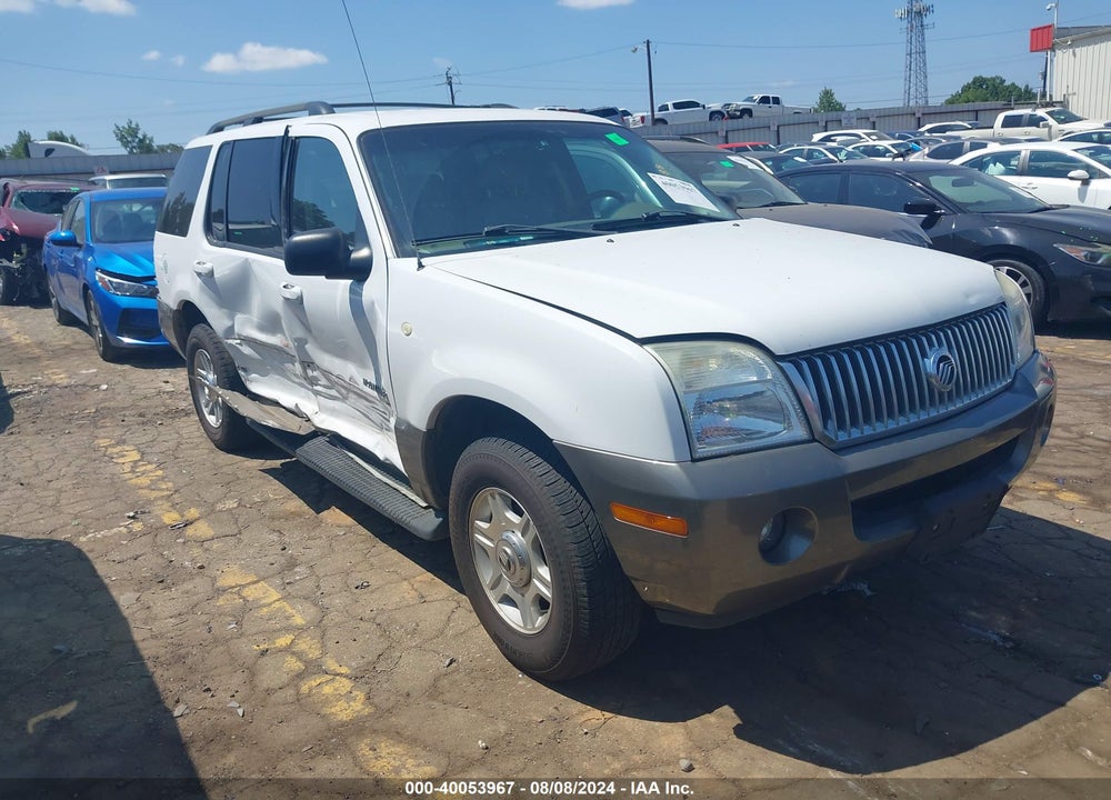2002 MERCURY MOUNTAINEER VIN: 4M2ZU66E52UJ25616