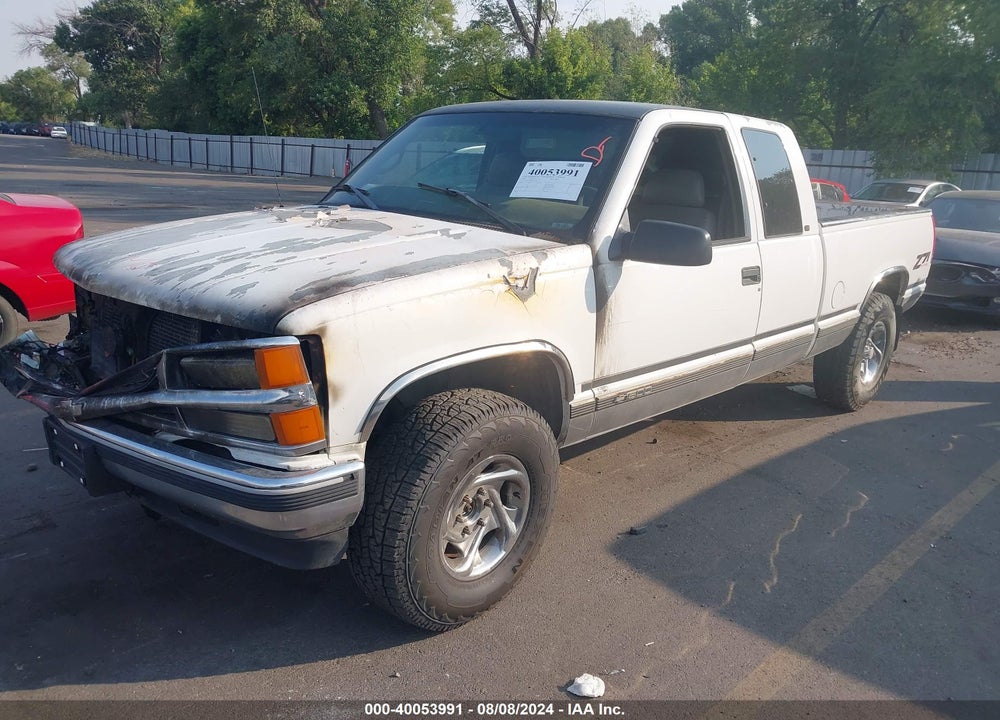 1998 CHEVROLET K1500 FLEETSIDE VIN: 2GCEK19R9W1113627