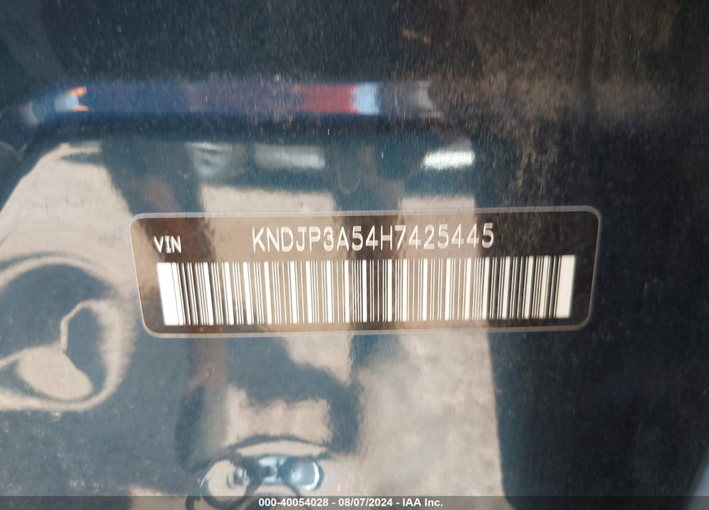 2017 KIA SOUL VIN: KNDJP3A54H7425445