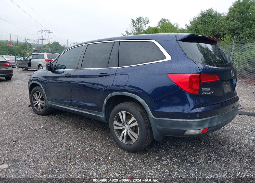 2017 HONDA PILOT EX-L VIN: 5FNYF6H58HB024208