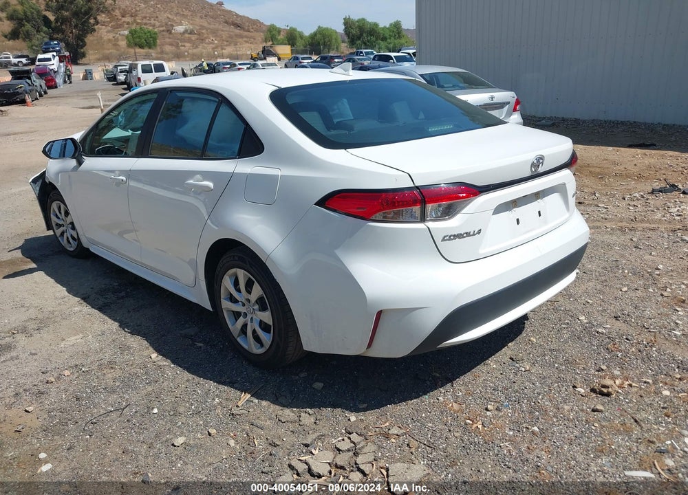2021 TOYOTA COROLLA LE VIN: 5YFEPMAE6MP233377
