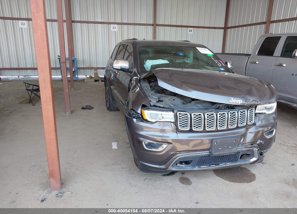 2018 JEEP GRAND CHEROKEE OVERLAND 4X2 VIN: 1C4RJECG4JC110396