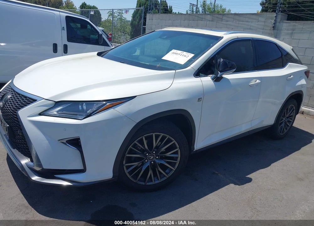 2019 LEXUS RX 350 F-SPORT VIN: 2T2BZMCA0KC172494
