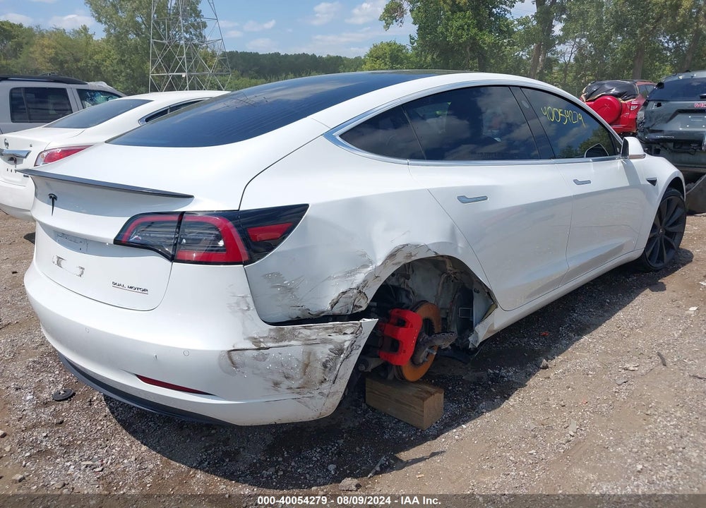 2020 TESLA MODEL 3 PERFORMANCE DUAL MOTOR ALL-WHEEL DRIVE VIN: 5YJ3E1EC7LF714298