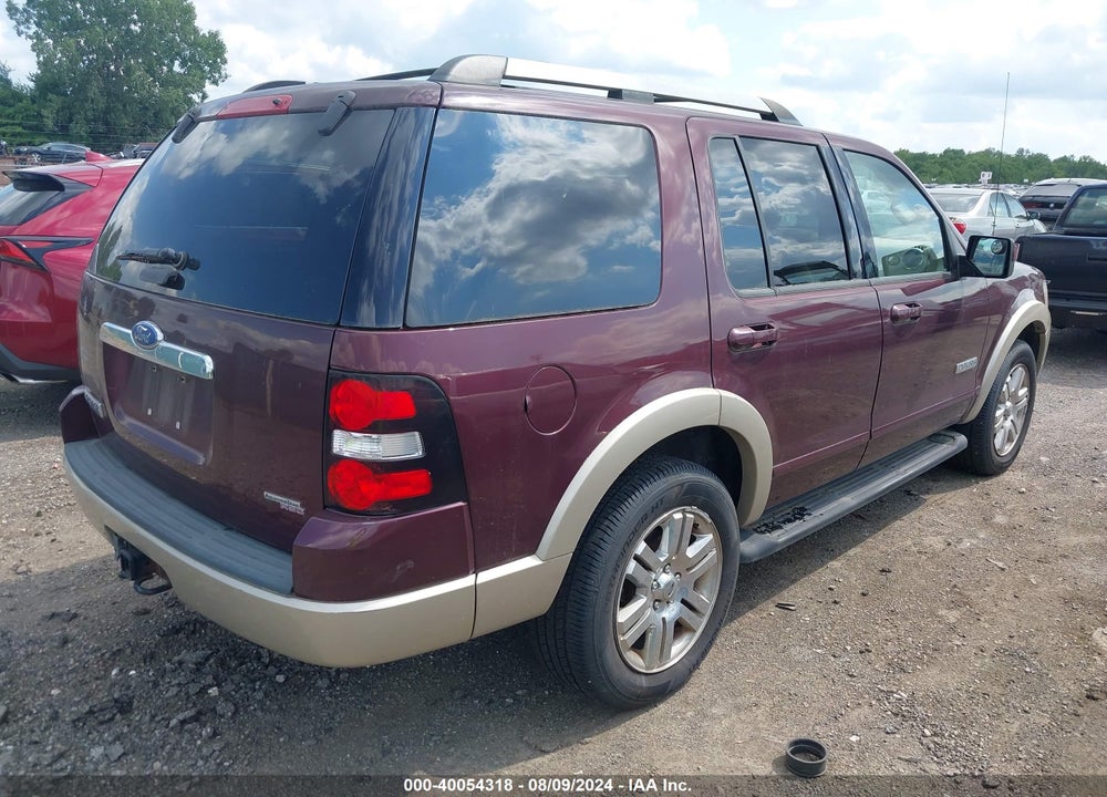 2007 FORD EXPLORER EDDIE BAUER VIN: 1FMEU74E27UA58540