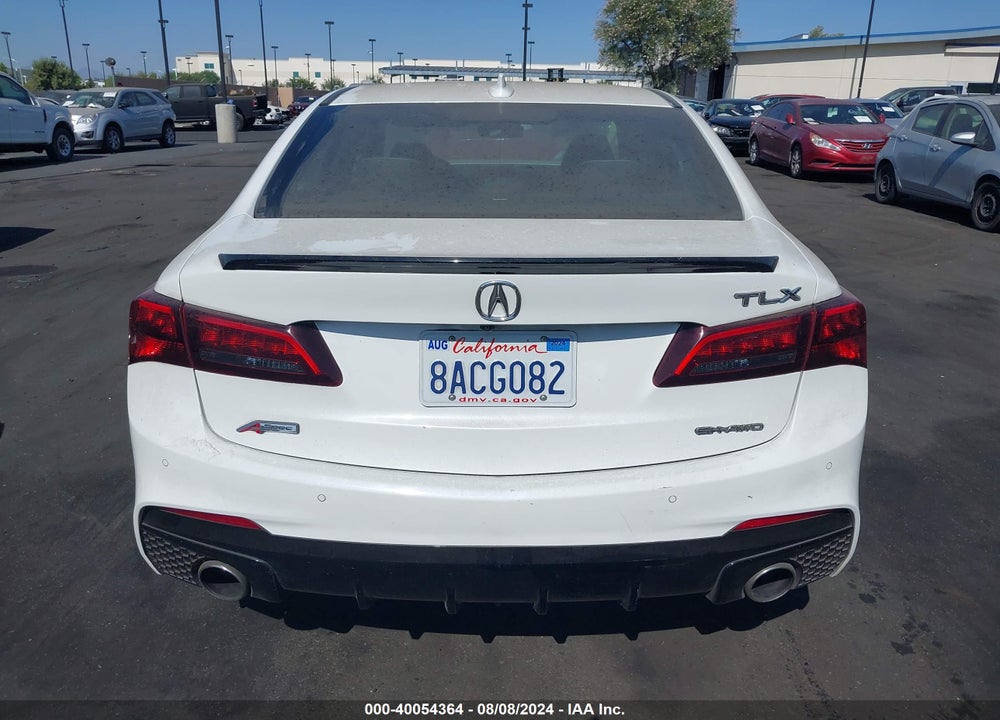 2018 ACURA TLX TECH & A-SPEC PKGS VIN: 19UUB3F66JA002499